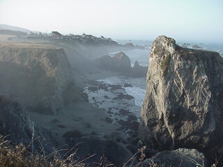 Scenic, rocky California coastline
