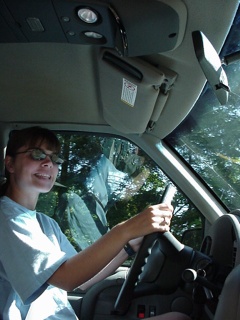 Theresa likes her mini van...
