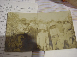 Looking back at old family pictures.