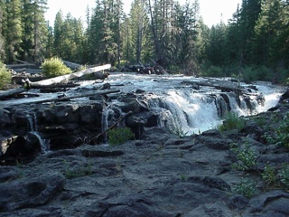 Stopping to take a look at Rogue River Gorge
