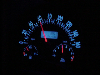 Wow! Check out the interior lights on the beetle.