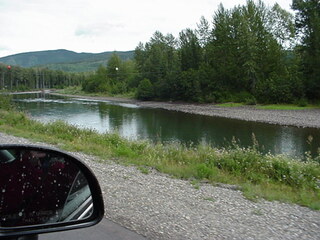 Brian monitors the water to avoid any sudden flooding