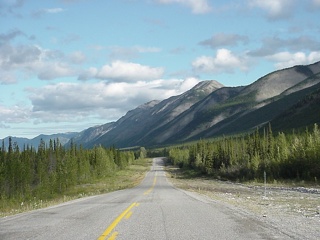 Scenic road shot