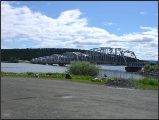 The Teslin Bridge, longest one on the Alcan