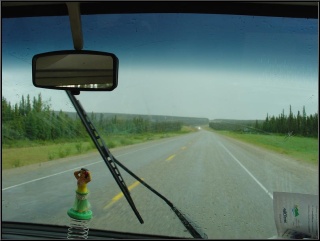 Road Shot nearing Watson Lake