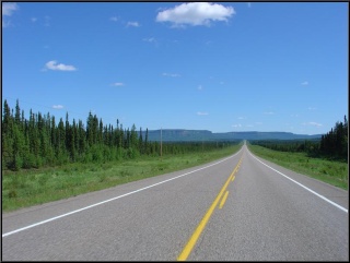 Road Shot on the way to Fort Nelson