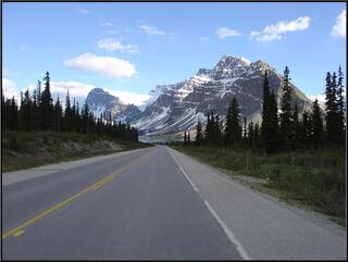 Road Shot in Banff National Park