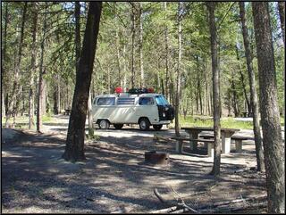Morning at the most cool Redstreak Provincial Campground