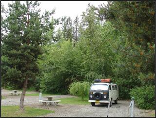 Morning in the Whitefish RV Park