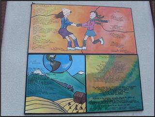 More cool kid art in downtown Whitefish