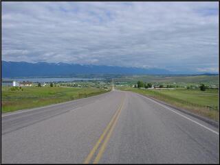 Coming into Polson on the way to Missoula