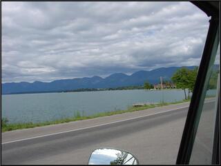The very large Flathead Lake