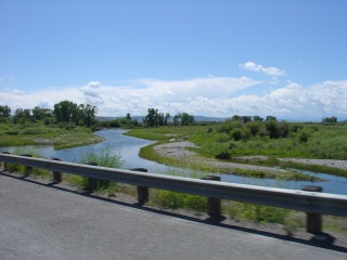 Countryside Shot between Missoula and Bozeman