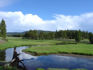 The plain below our campground