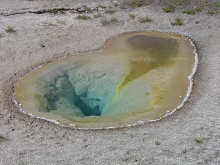 Pretty hot spring