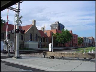 In the background, the Sheraton. The tallest building in Montana