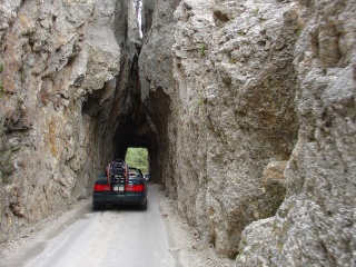 Another petite tunnel on the Needles Highway