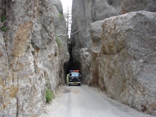 A bus sized tunnel