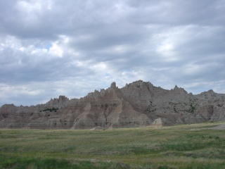 The road into the Badlands