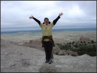 Theresa celebrating vastness