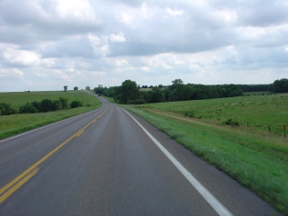 Kansas road shot