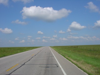 Kansas road shot