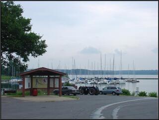A small piece of the Stockton Lake marina
