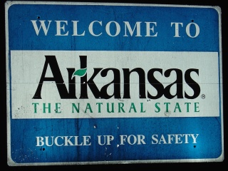 After dark, Arkansas welcomes us