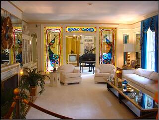 Graceland's living room