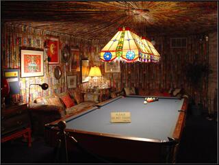 The pool room
