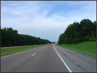 The interstate to Nashville