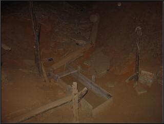 Artifacts from an early 1800's saltpeter operation