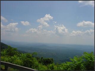 Mountain tops vista