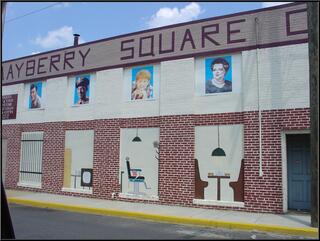 Mayberry Square, really just turns out to be Main Street