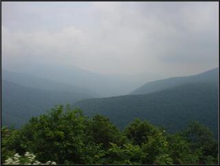Haze in the valley