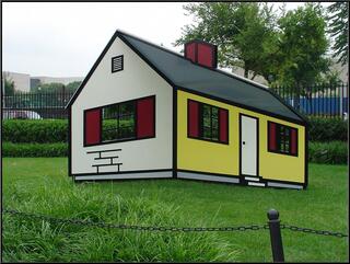 Lichtenstein, the line between the white and yellow walls was the furthest away
