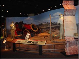 In the new transportation installation, the first vehicle to road trip cross country