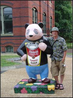 Brian and the Warhol Panda