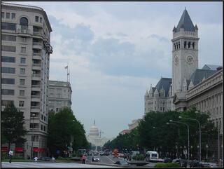 Looking down Pennsylvania Avenue