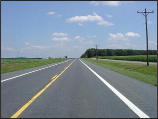 Rural Maryland road