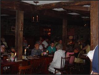 ...where we had lunch in it's dark, cool, colonial basement tavern