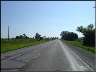 Iowa road shot