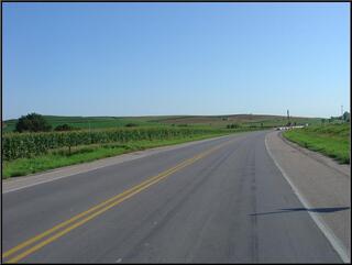 Nebraska road shot
