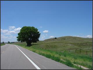 Nebraska road shot