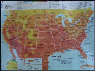 Find Denver, look for the light yellow dot to the left, see our goal