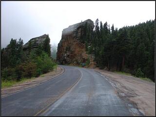 Highway 7 out of Estes Park