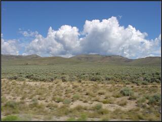 Clouds over the desert on the way to Montrose