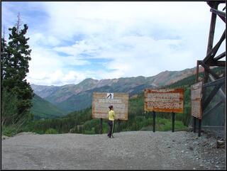 Theresa, studying mine reclamation