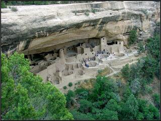 Looking down at Cliff Palace