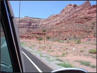 We are about to begin our ascent with a switchback that comes right back over this sign